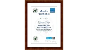 ESG standard certificate SDG