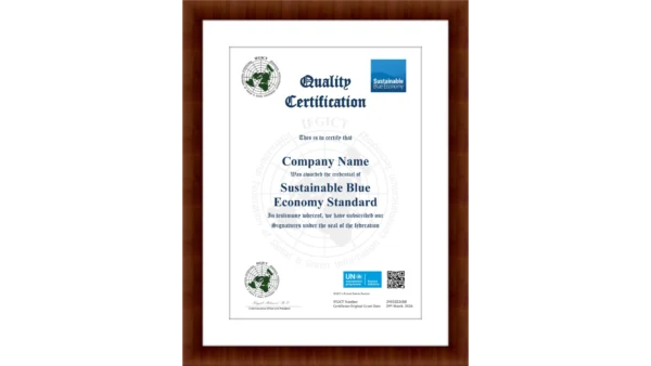 ESG standard certificate SDG