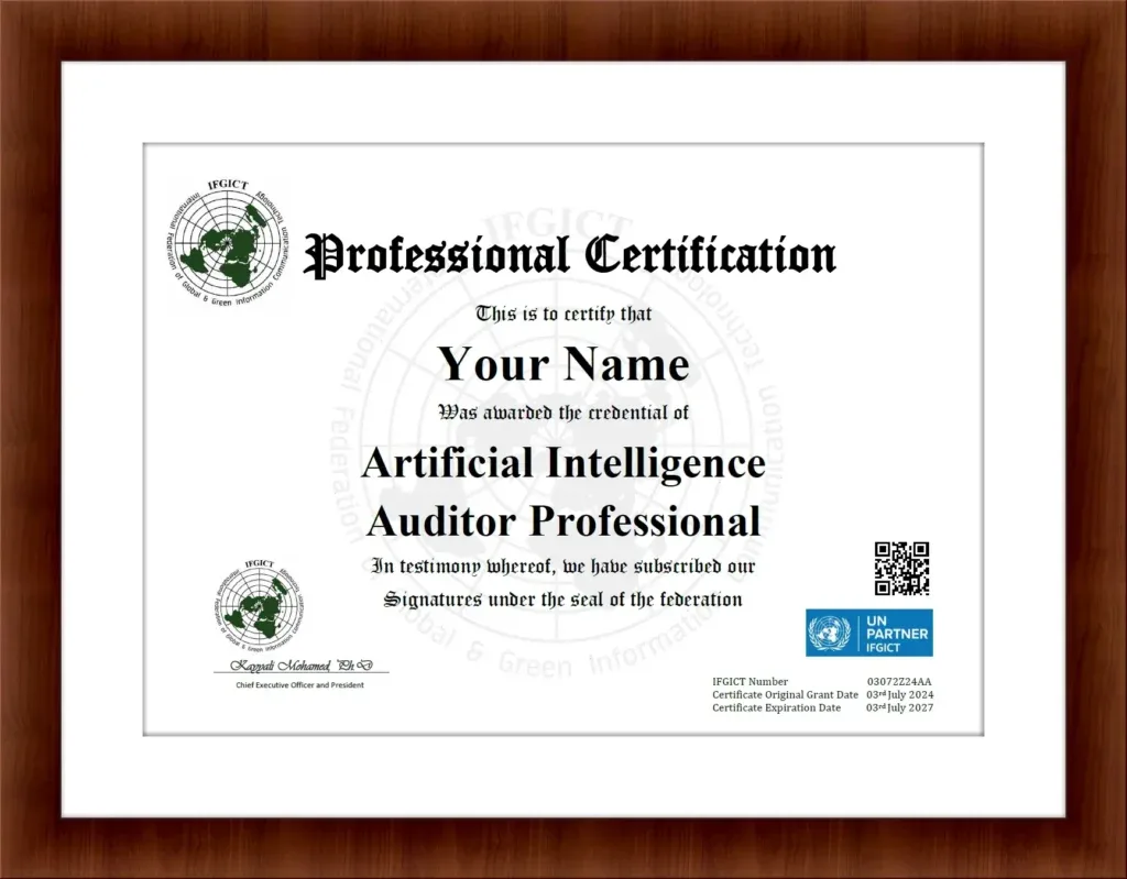 Artificial Intelligence Auditor Professional Certification (AIAP)
