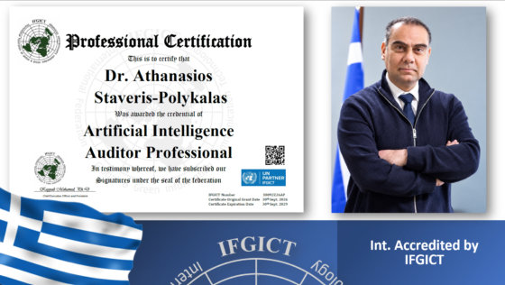 Dr. Thanasis Staveris-Polykalas Becomes the First IFGICT Certified AIAP Professional in Greece
